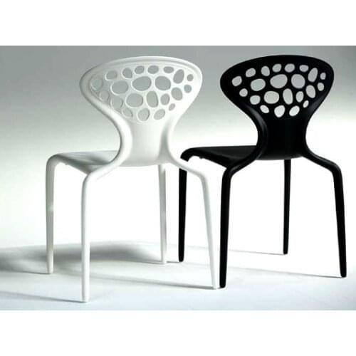 Modern Design Stackable Plastic outdoor cafe chair loft popular stackable chair fashion dining waiting office computer chair 2PC