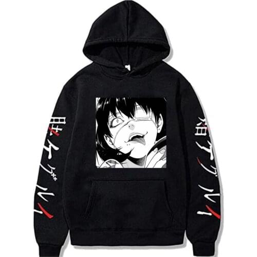 Unisex Kakegurui Hoodie Jabami Yumeko Yomoduki Runa Cosplay Pullover Sweatshirt