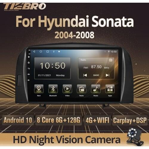2DIN Android10 Car Radio For HYUNDAI SONATA NF 2004-2008 Car Stereo GPS Navigation Auto Radio Car Multimedia Player Carplay IGO