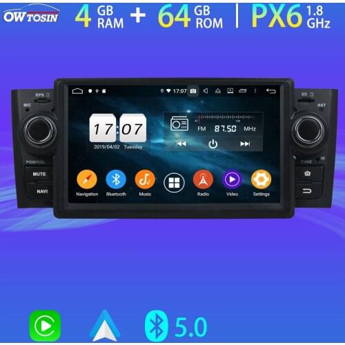 4+64G Car Multimedia Player For Fiat Grande Punto Linea Bluetooth 5.0 Tethering Parrot Voice Control 4G LTE Android 10 GPS Radio