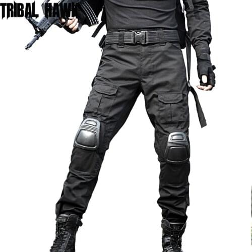 Military Tactical Pants with Knee Pads Army Camouflage Cargo Pants Frog Pants Men SWAT Working Combat Trouser Hunting Pantalon