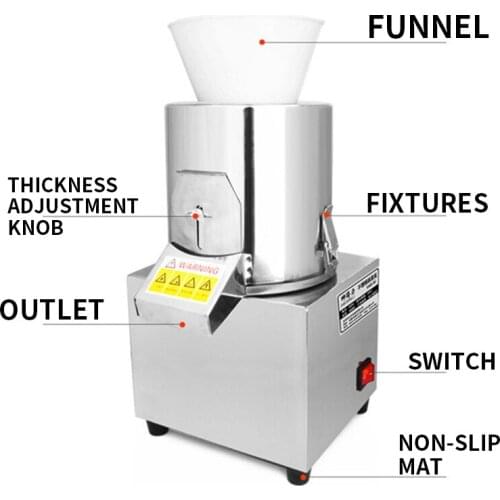 160 type Home vegetable stuffing machine Stainless steel electric vegetables cutter Multi-function garlic, chili, meat grinder