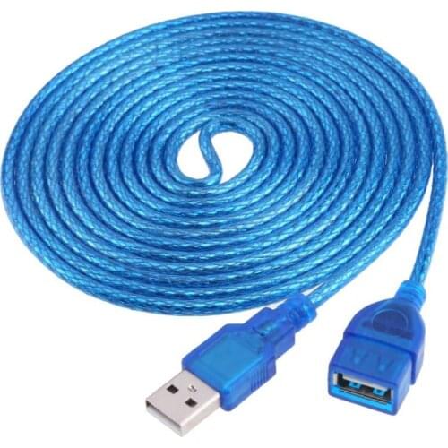 1.5/3m USB Extension Cable USB 2.0 Active Repeater A Male to A Female AF-AM Cable Cord Wire Extender Data Transfer For Laptop PC