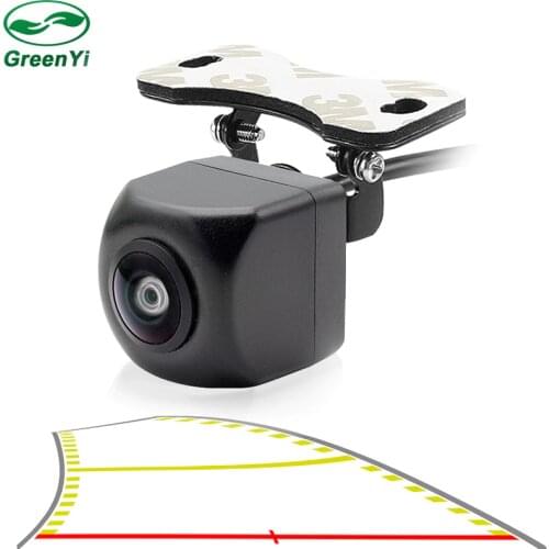 HD 170 Angle Fisheye Lens Dynamic Trajectory Parking Line Car Rear View Reverse Backup Camera For Vehicle Parking Monitor