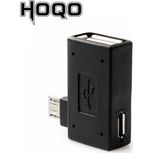 Micro USB OTG 90 Degree Adapter for Fire Stick TV Snes mini Classic Nes Mini with Power Supply Left Right Angled