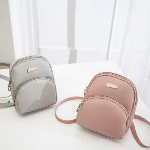 Fashion Mini Backpack For Girls Child Cute Small Backpack Purse For Cell Phone Function Crossbody Messenger Backpack Bag