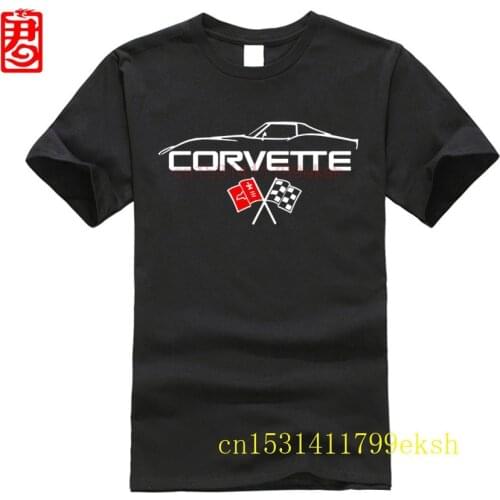 T-Shirt 2020 Men Design 1968 - 1976 C3 Chevy Corvette T Shirt Stingray Shark Zl1 Zr1 Zr2 327 350 427 454 Tshirt