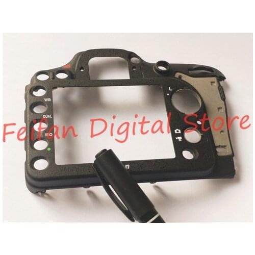 NOT NEW) For Nikon D7100 Back Cover Rear Case Shell ( No button LCD and FPC ) Camera Repair Part Unit