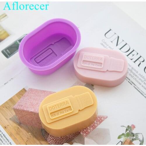 Oval Silicone Soap Mold Diy Handmade Craft 3d Soap Fondant Cake Decorating Mold Soap making Tool