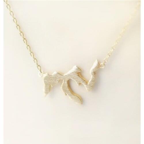 Great lakes Michigan state necklace - Great lake Necklace - Great Lakes Home Charm Necklace