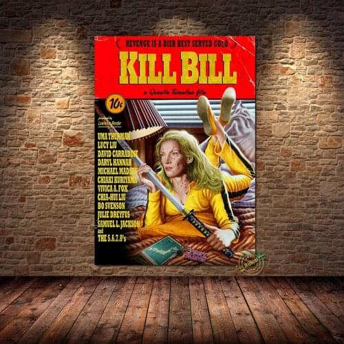 Kill Bill Posters And Prints Classic Canvas Painting Wall Art The Wall Decorative Home Decor Gift