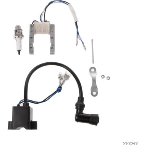 QILEJVS New CDI Ignition Coil Magneto For Motorized 49cc 66cc 80cc Engine Bicycle Spark Plug NEW #14521