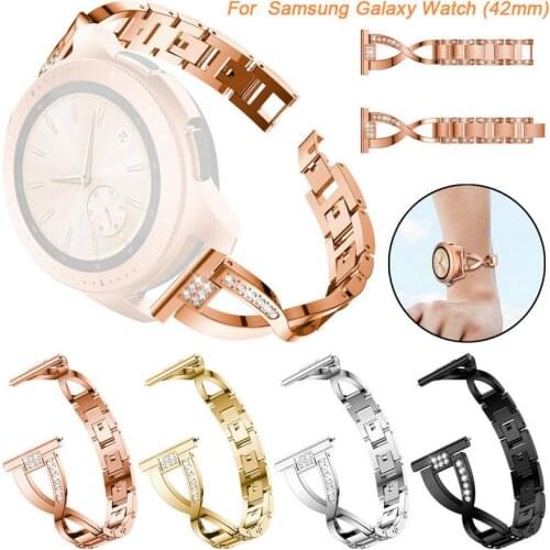 50pcs Replacement watchband For Samsung Galaxy Watch 42mm/46MM 20MM/22MM width stainless steel smart wristbands