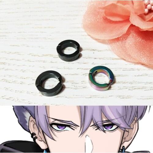 Touken Ranbu Online Samidare Gou Cosplay Earrings Ear Clip Fashion Jewelry Pendant Halloween Costume Props