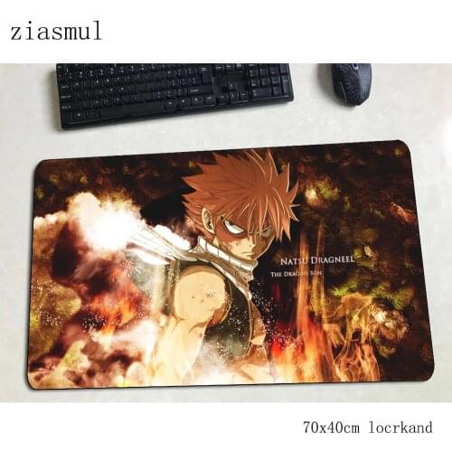 Fairy tail mousepad 700x400x3mm gaming mouse pad big gamer mat Domineering computer desk padmouse keyboard Birthday play mats