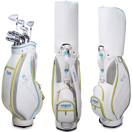 Ultra light Golf bag for Lady PU leather Waterproof Golf bag 5Divisions