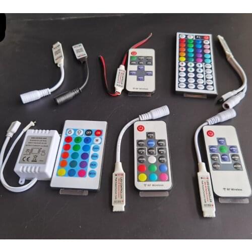 LED Strip Light Mini 3/11/17/24/40/44 Key IR Remote Wireless Controller Wifi LED RGB Controler DC12V MIni Wif For 3528 5050 RGB
