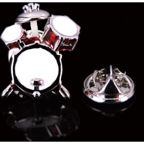 High quality music Brooch new fashion shelf drum Brooch mens and womens suit headdress scarf Jewelry Brooch gift