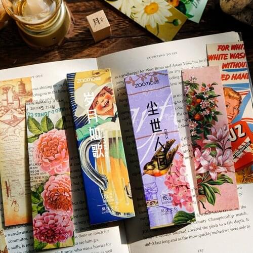 30 pcs/1 lot Retro image collection Paper bookmarks bookmarks for books/Share/book markers/tab for books/stationery