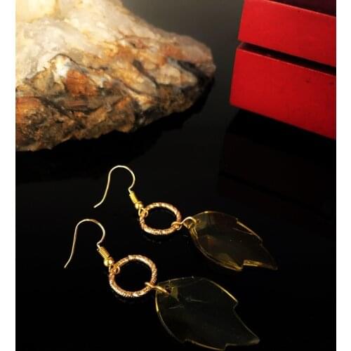 Dr Stone Natural Stone Women 'S Special Cut Crystal Earrings XNRS833 373144909