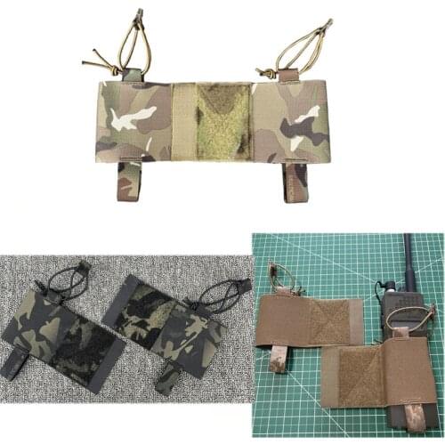 Outdoor Airsoft 1 Pair Tactical Vest New Radio Pouch 6209 FCPC Radio Station Bag Vest Inner Accessory Bag