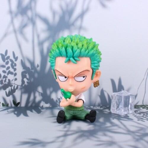1PCS One Piece GK Sitting Position Series Luffy Zoro Doflamingo GK Decoration
