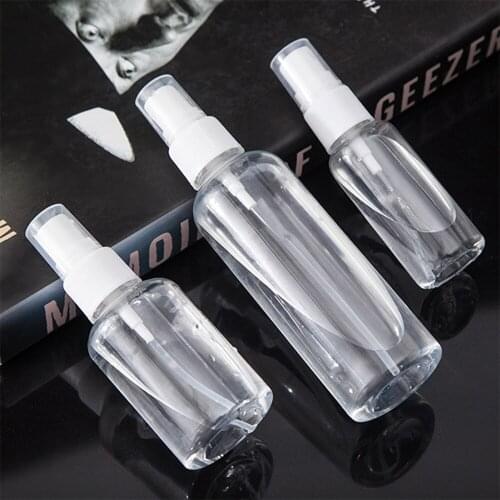 4 Pack 100ml Spray Bottles Fine Mist Transparent Empty Plastic Spray Bottles Refillable
