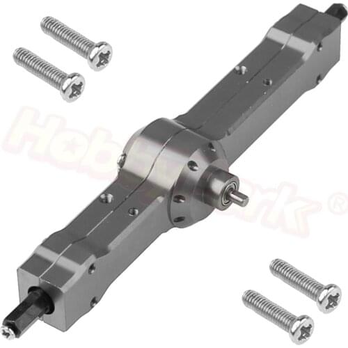 Aluminum Metal Front / Rear Bridge Axle Complete Assembled Upgrade Parts for MN-D90 MN-99 MN-91 FJ-45 1/12 RC Car Rock Crawler