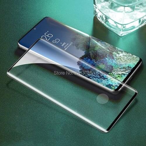 For Samsung Galaxy S20 Ultra S20 Plus s20plus s20ultra 5G 3D Full Cover Slim Curved Tempered Glass Film Screen Protector Guard