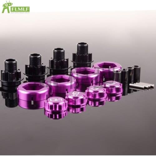 CNC Alloy Wheel Nut and Adapter for HPI SAVAGE 4.6 5.9XL FLUX Large F Truck Rc Car Parts
