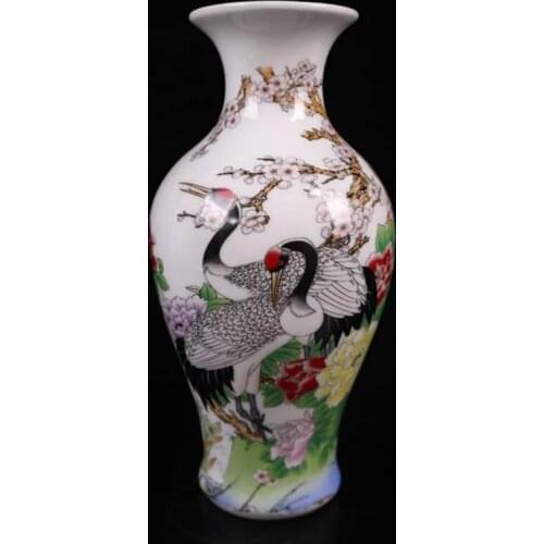 China seiko beautiful Pastel ceramic vase crafts statue
