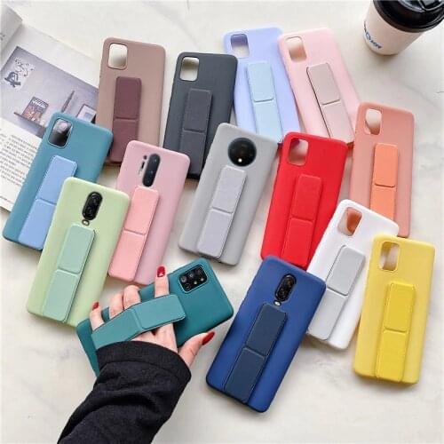 Support Magnetic Car Holder Phone Stand Silicone Case For oneplus 8T 7 7T 6 6T 8 pro nord back Cover cases for One Plus 8 T