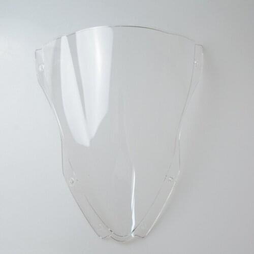 New Clear Motorcycle Windshield Windscreen Double Bubble Fairing For Kawasaki Ninja ZX10R 2016-2017 ZX 10R 16 17