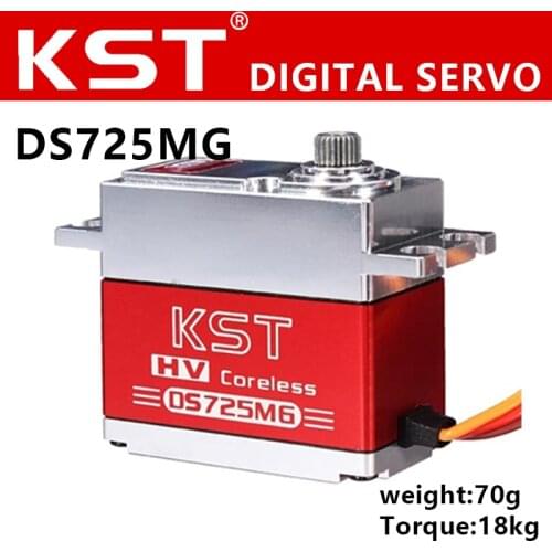 Original KST DS725MG Standard HV Metal Case Metal Gear Digital Servo for 550 RC Helicopter Airplane