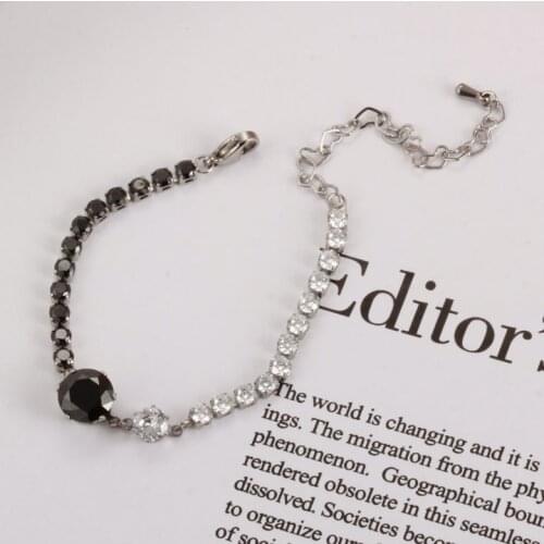 OUFEI Black Bracelets 2020 Stainless Steel Bracelet For Women Charm Boho Jewelry Summer Accessories Friendship Bracelets