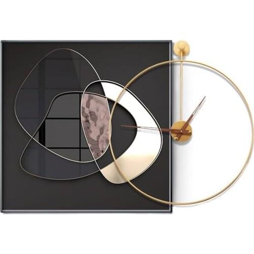 Luxury Metal Large Wall Clock Living Room Decoration Clocks Wall Home Decor Creative Restaurant Mural Kitchen Clocks Undefined