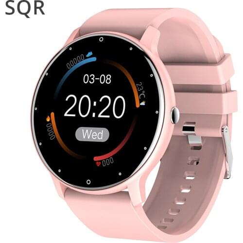 SQR 2021 New Smart Watch Men IP67 Waterproof Fitness Full Touch Screen Bluetooth Sports Smartwatch Women for iOS Android