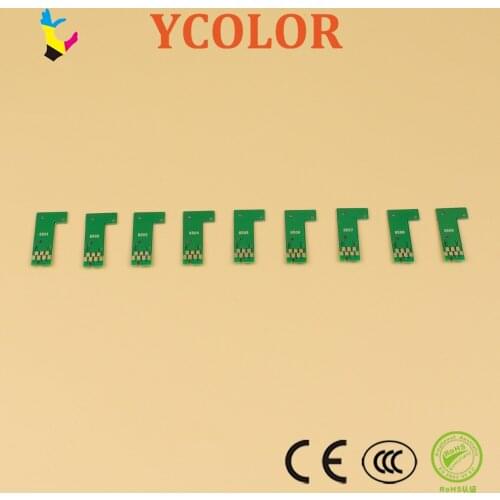 For Europe only! 9pcs/lot New ink cartridge chip for Epson SureColor P800 Permanent chip