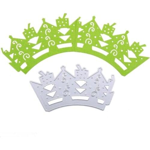 YINISE Metal Cutting Dies For Scrapbooking Stencils Christmas Cake Frame DIY Album Cards MAKING Embossing Folder Die Cuts MOLDS