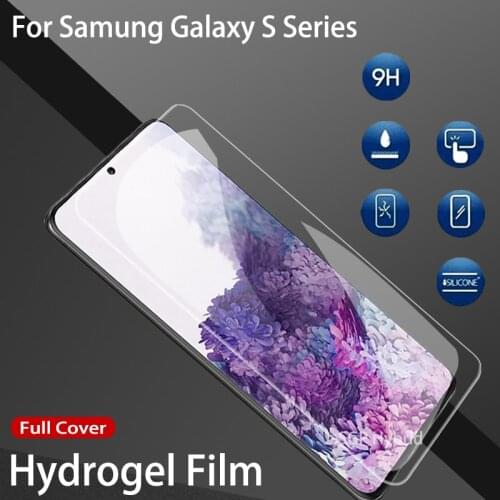 Safety Water Gel Film On the For Samsung Galaxy S20 S 20 Plus Ultra Screen Protector Hydrogel Film For Samsung S20 Plus Ultra