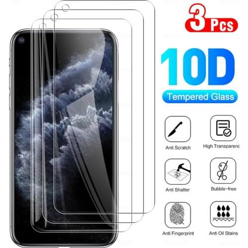 3Pcs Full Cover Protective Glass For Cubot C30 Tempered Glass For CubotC30 C 30 Cu Bot MT6771 6.4“ Phone Screen Protector Film