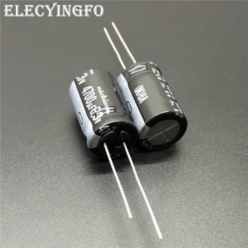10pcs/100pcs 4700uF 6.3V NICHICON VR Series 12.5x20mm 6.3V4700uF Aluminum Electrolytic Capacitor