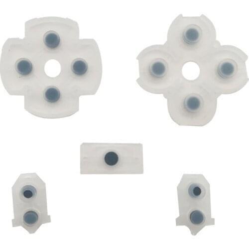 100pcs Silicone conductive rubber buttons for PS4 slim pro game controller repair