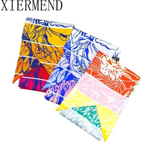 150cm*13cm longer scarves female spring and autumn hair band color leaves wide strip scarf tied hair ribbon women skinny scarf