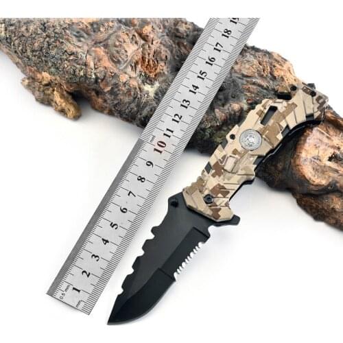 17CM Plastic Handle Folding Knife Stainless Steel Camping Outdoor Multifunctional Folding Knife Self-defense Tactical Knifes