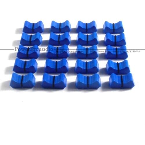 20pcs Mixer fader Slider Fader Knobs replace FOR ALLEN & HEATH XONE 1D 2D 3D 4D 32 62 464 S2 Blue color