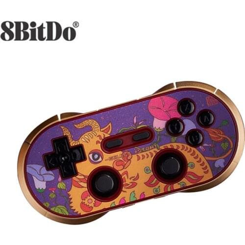 2021 8BitDo New Year Limited Edition Controller for Switch Windows macOS Steam Android N30 Pro2 Wireless Bluetooth Gamepad