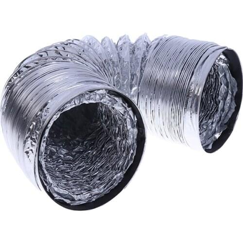 4inch Aluminum Ventilator Pipe Air Ventilation Hose Flexible Exhaust Duct 1.5M