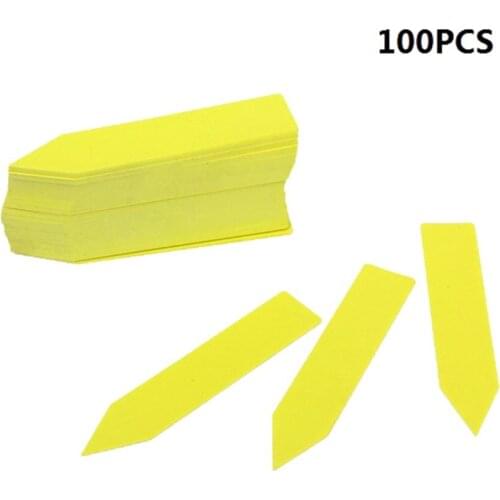 Reusable Waterproof Plastic Plant Flower Seed Labels Markers Garden Tags Decoration Tools 50/100 Pcs/Pack