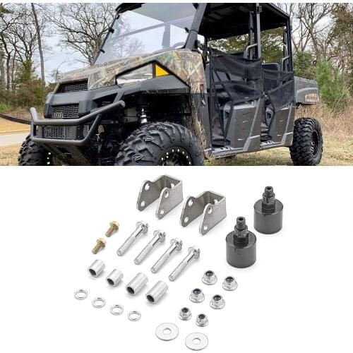 UTV Accessories Front and Rear Suspension 2 inches Lift Kit Rise For Polaris Ranger 500 570 CREW Midsize 2014-2019